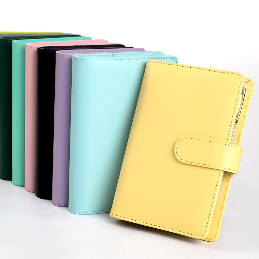 Leather Work Notebook - دفتر ملاحظات A6 من الجلد الصناعي
