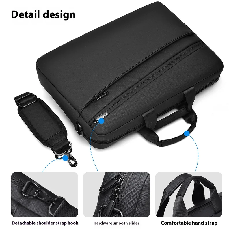 Leather Work Laptop Bag - عالية الجودة الأعمال البلاستيكية حقائب الكتف
