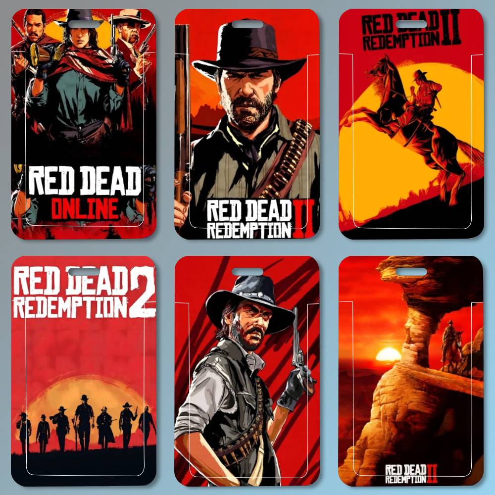 Leather Work For Kids - حافظة بطاقات R-Red Dead Redemption 2