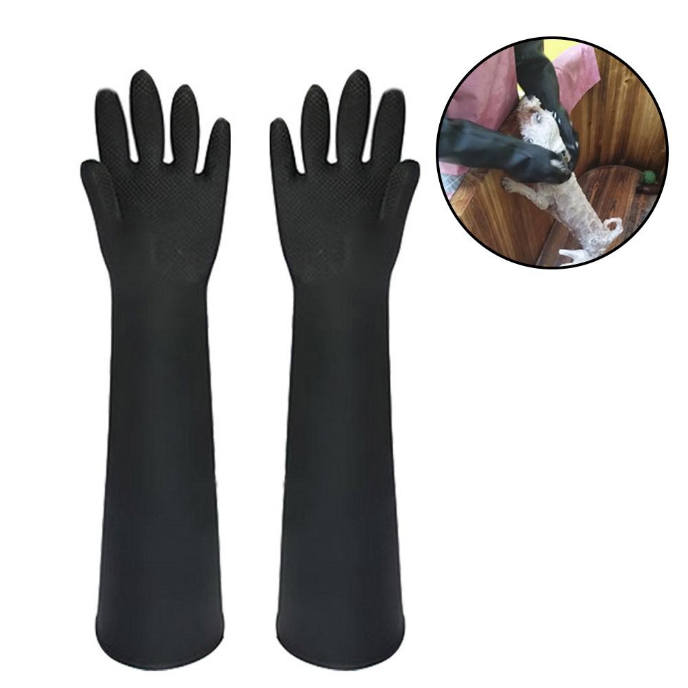 Leatherwork Training - قفازات الحيوانات الأليفة جلدية مكافحة استيعاب