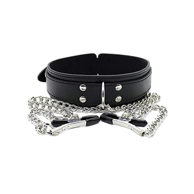 طوق رقبة جلدي بنمط بانك مع سلس - مراجعة Leatherwork Clamp وسعره
