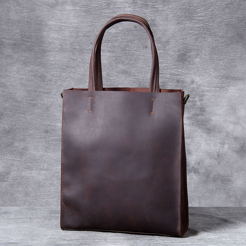 حقيبة يد كلاسيكية للرجال من ال - مراجعة Leather Work Laptop Bag وسعره