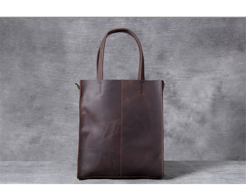 حقيبة يد كلاسيكية للرجال من ال - مراجعة Leather Work Laptop Bag وسعره