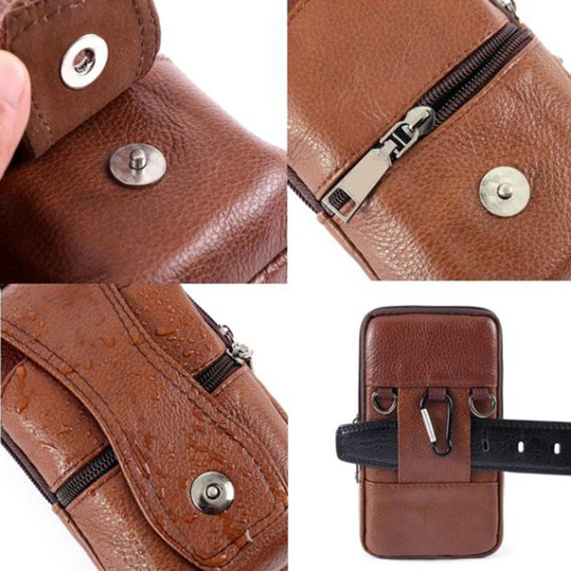 حقيبة خصر للرجال لحمل الهاتف ا - مراجعة Leatherwork Fasteners وسعره