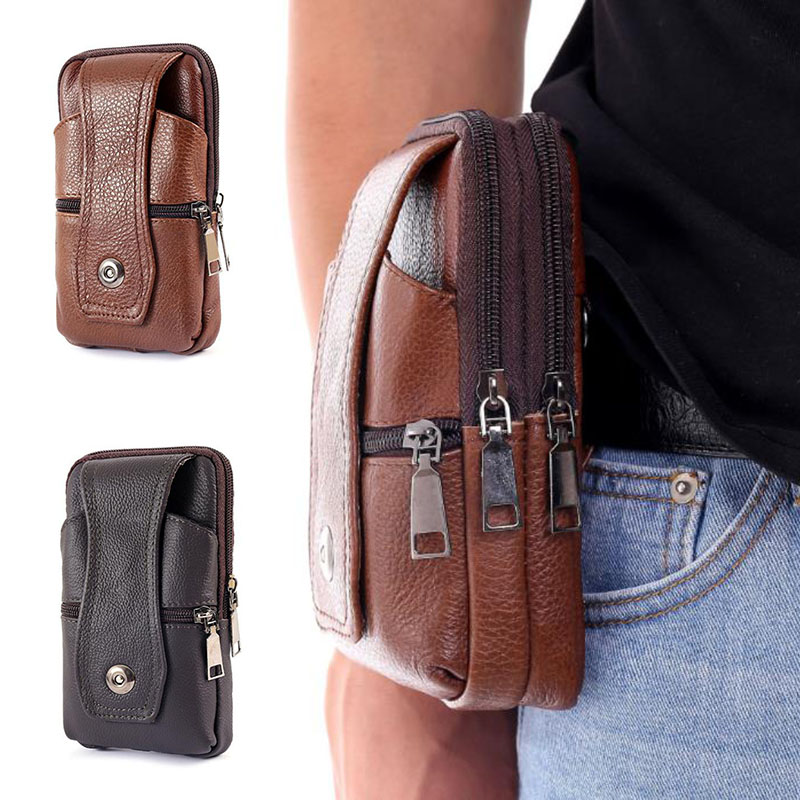 حقيبة خصر للرجال لحمل الهاتف ا - مراجعة Leatherwork Fasteners وسعره