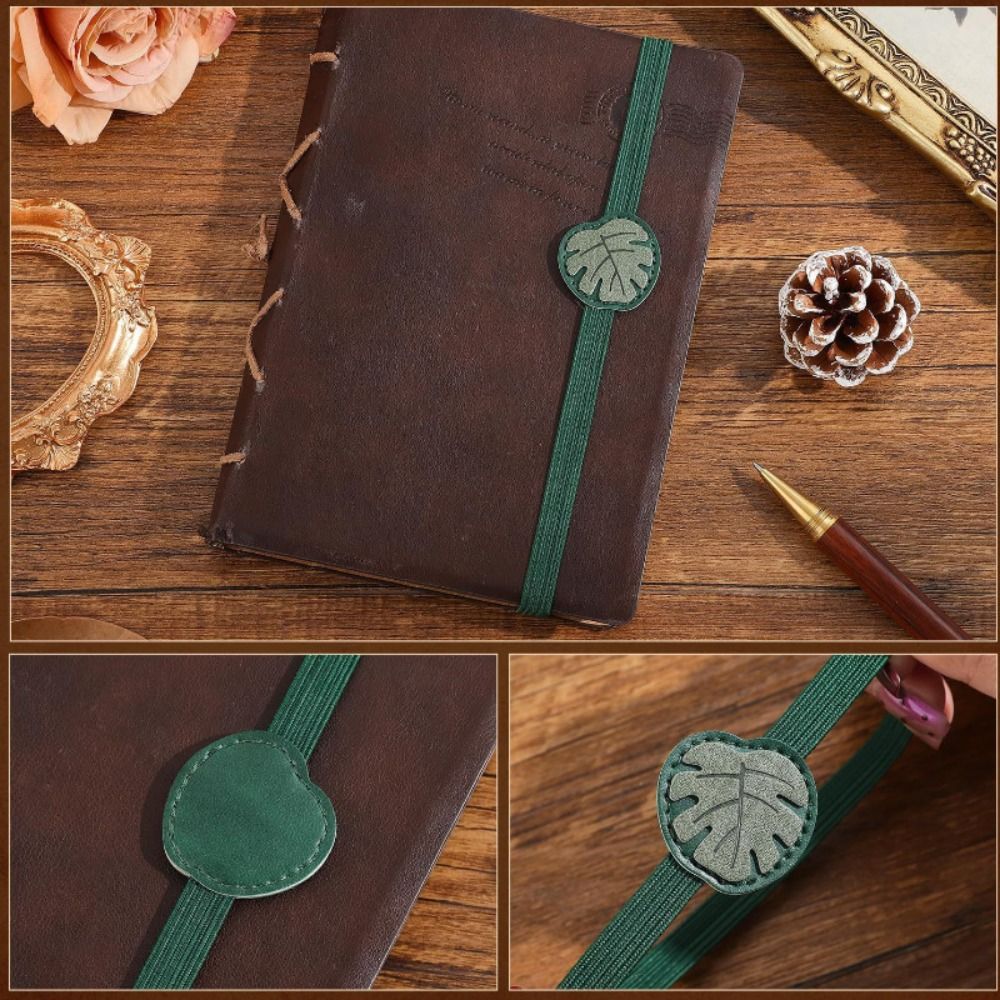 فاصل كتب جلدي عتيق الطراز من ا - مراجعة Leather Work Notebook وسعره