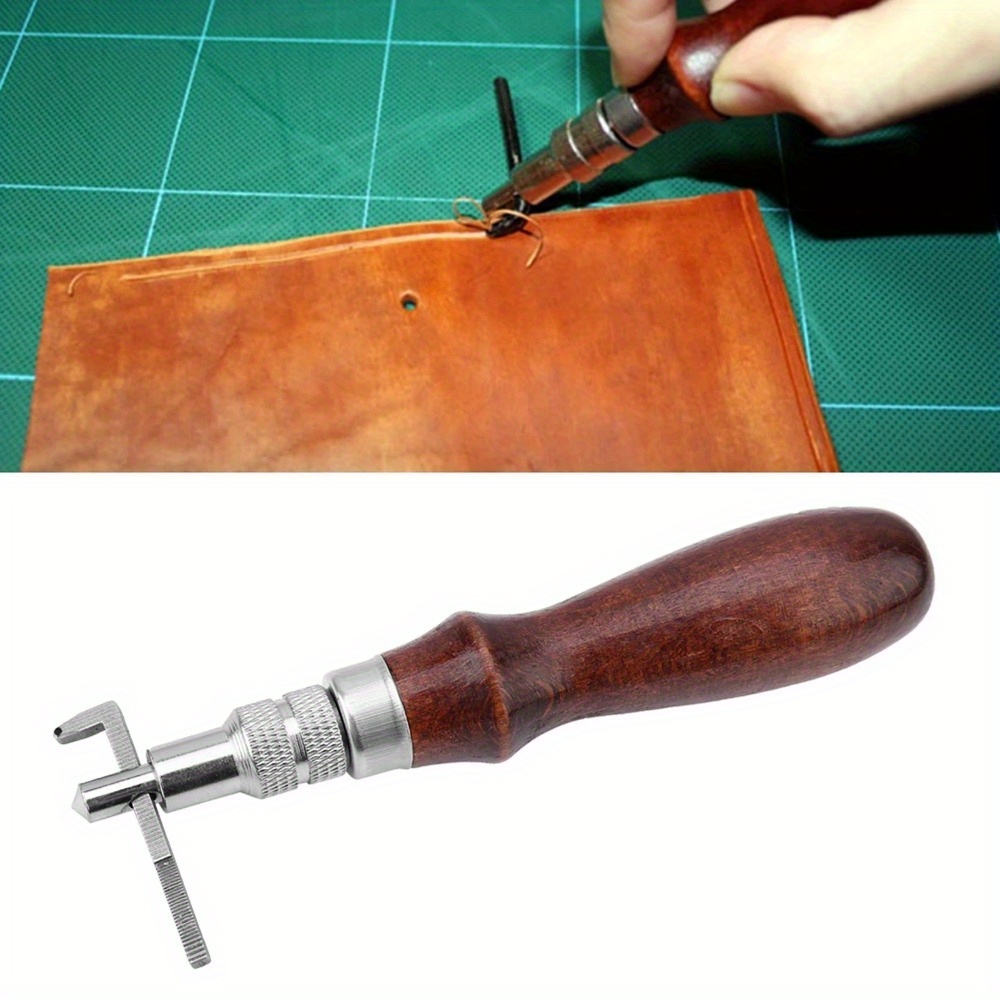 1 قطعة حافة جلدية قابلة للتعدي - مراجعة Groover Stitching Tool وسعره