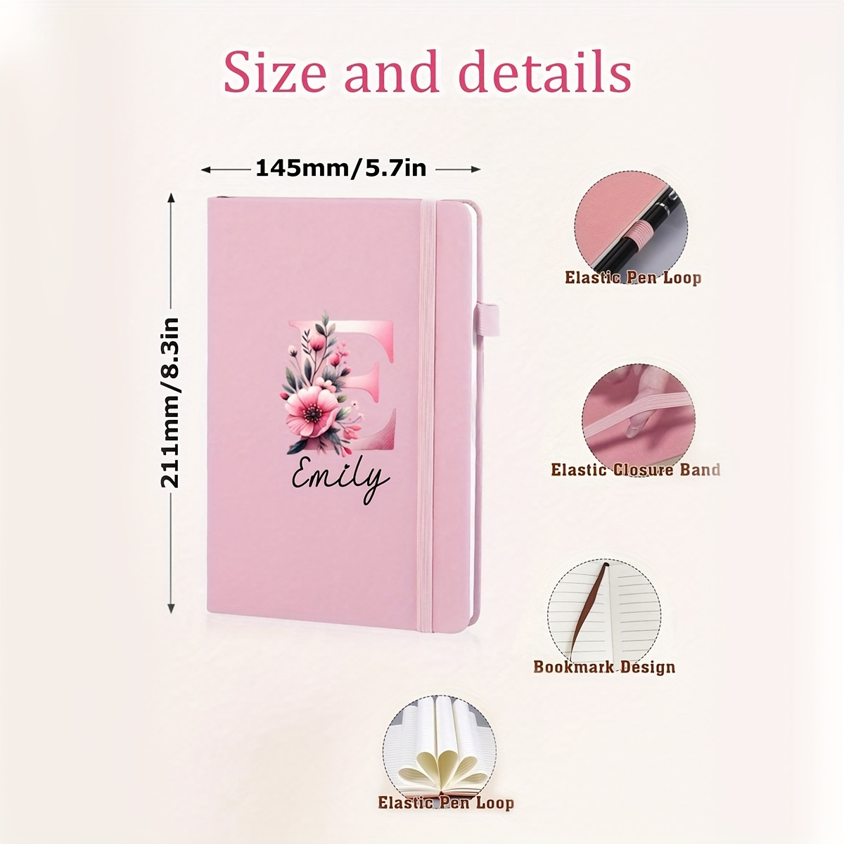 دفتر ملاحظات جلدي مخصص بالاسم، - مراجعة Leather Work Notebook وسعره