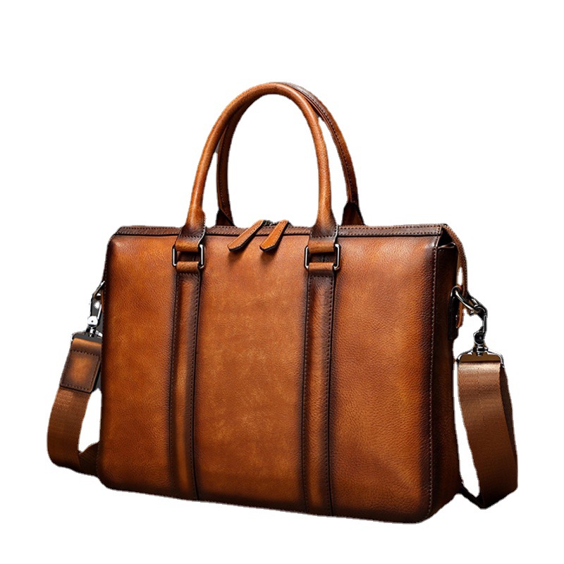 حقيبة يد جلدية فاخرة من YETTIE - مراجعة Leather Work Laptop Bag وسعره