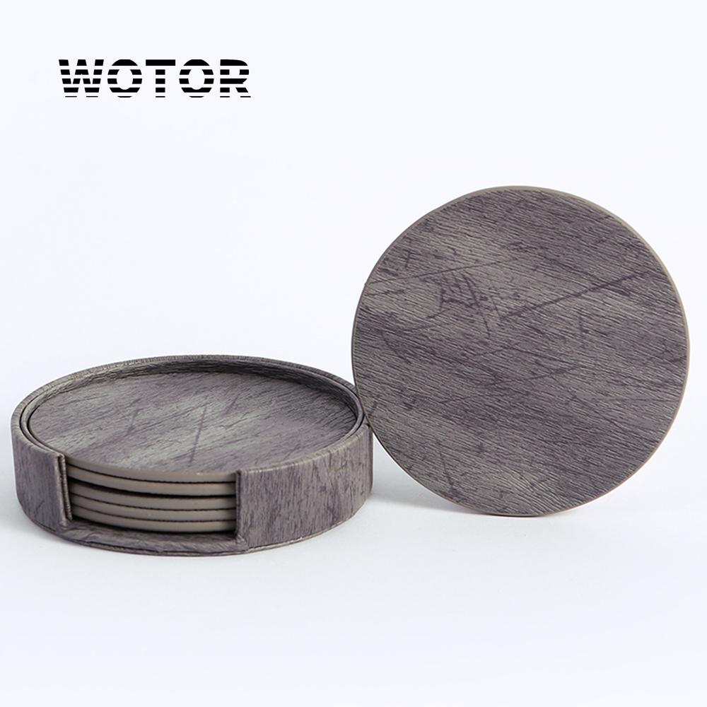 WOTOR 6 قطعة/الوحدة دائرة الخش - مراجعة Leatherwork Rings وسعره