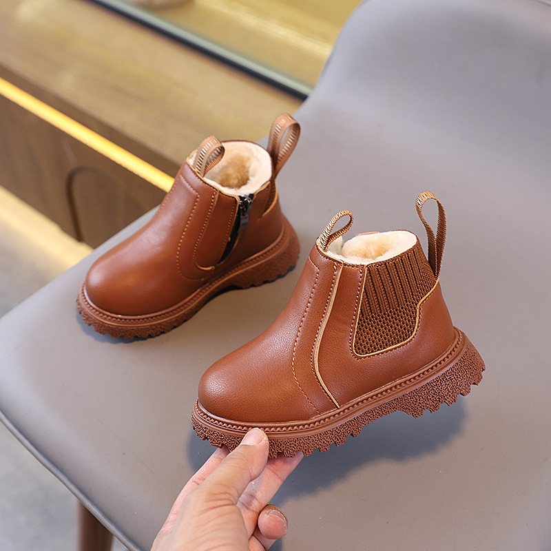 أحذية قصيرة للأطفال مبطنة بالص - مراجعة Leather Work For Kids وسعره