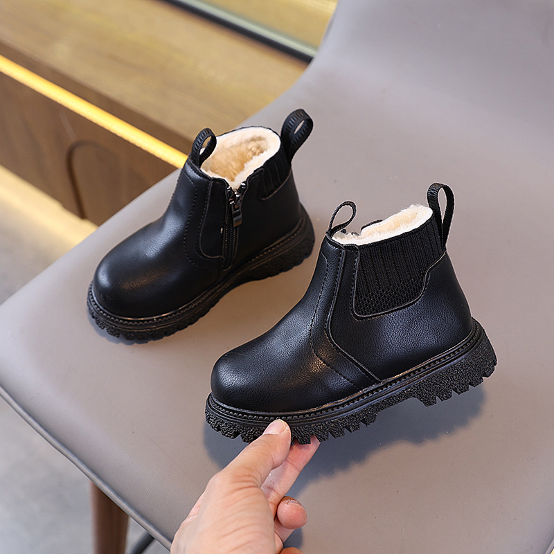 أحذية قصيرة للأطفال مبطنة بالص - مراجعة Leather Work For Kids وسعره
