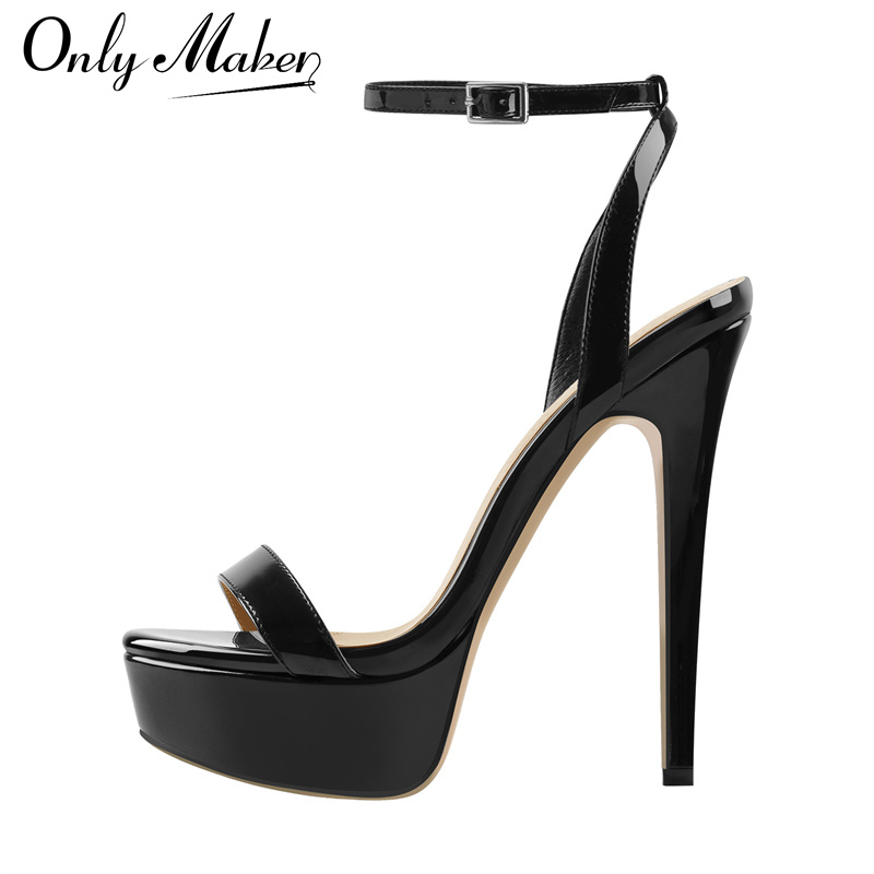 Onlymaker النساء منصة خنجر عال - مراجعة Leather Work Dress وسعره