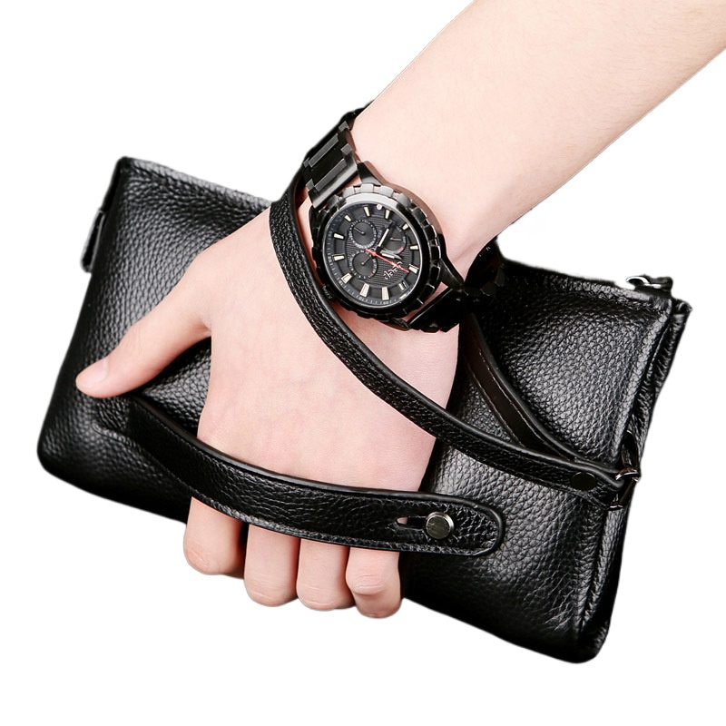 2025 حقيبة اليد الرجال جلد الب - مراجعة Leatherwork Clamp وسعره