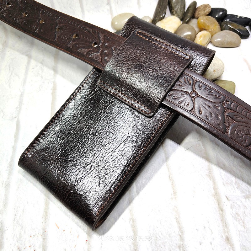 الهاتف المحمول الخصر حقيبة جلد - مراجعة Leatherwork Fasteners وسعره