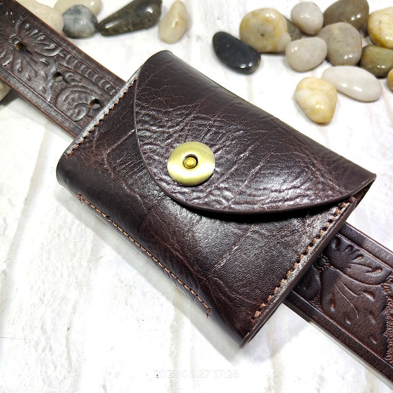 Blongk حقيبة خصر صغيرة رقيقة ح - مراجعة Leatherwork Fasteners وسعره