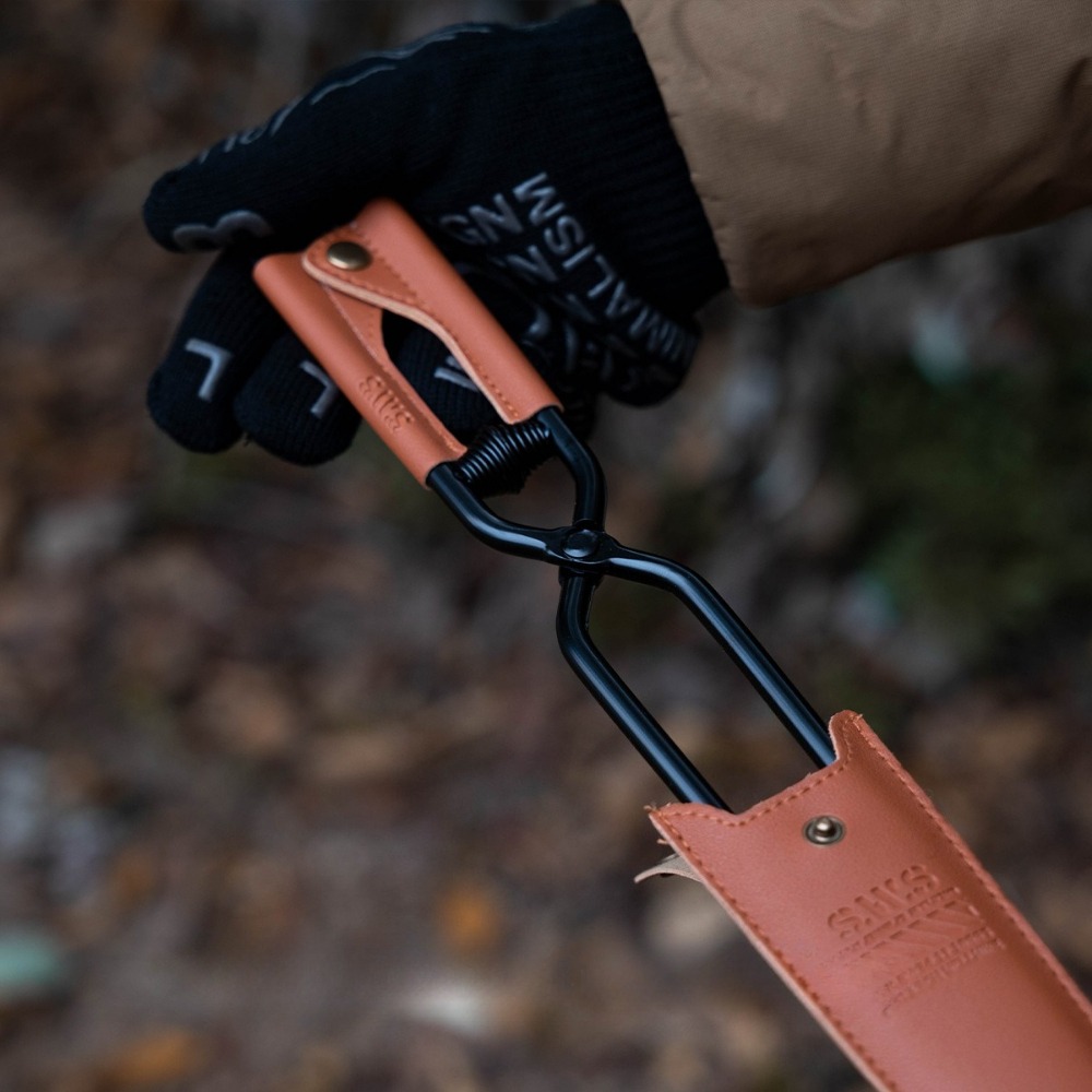 ملقط نار محمول من الفولاذ الكر - مراجعة Leatherwork Clamp وسعره