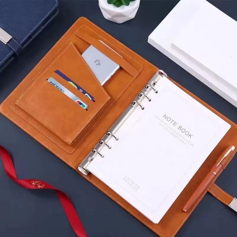 دفتر ملاحظات بغلاف مقوى مقاس A - مراجعة Leather Work Notebook وسعره