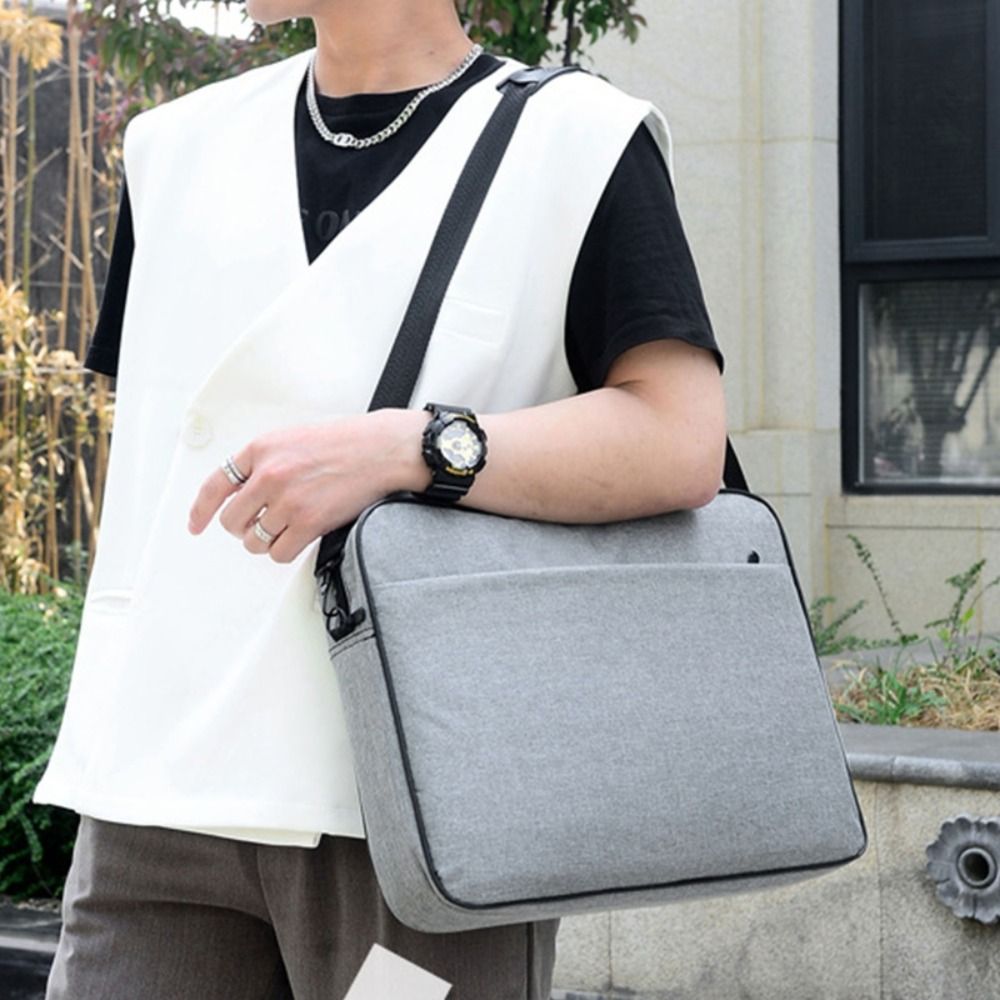 15.6 17 بوصة حقيبة كمبيوتر محم - مراجعة Leather Work Laptop Bag وسعره
