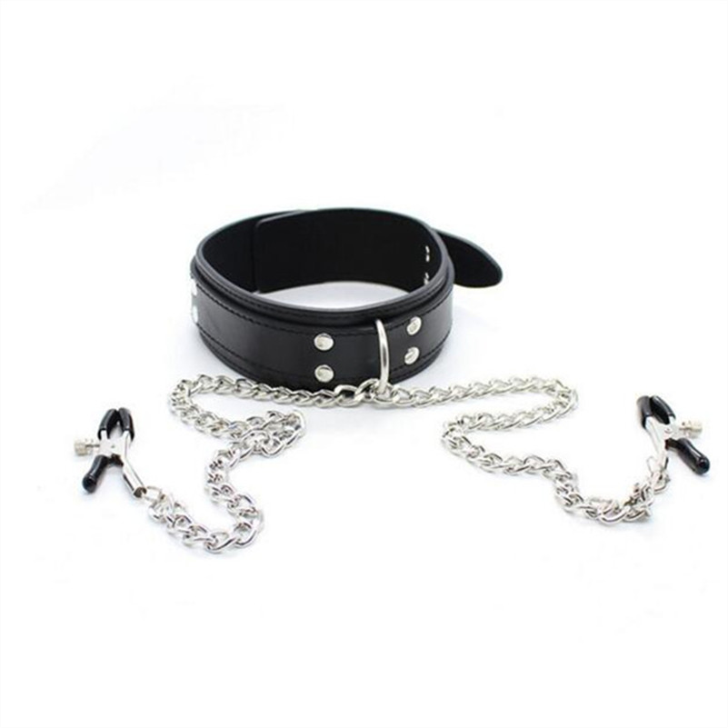 طوق مع مشابك للصدر/الحلمات وسل - مراجعة Leatherwork Clamp وسعره