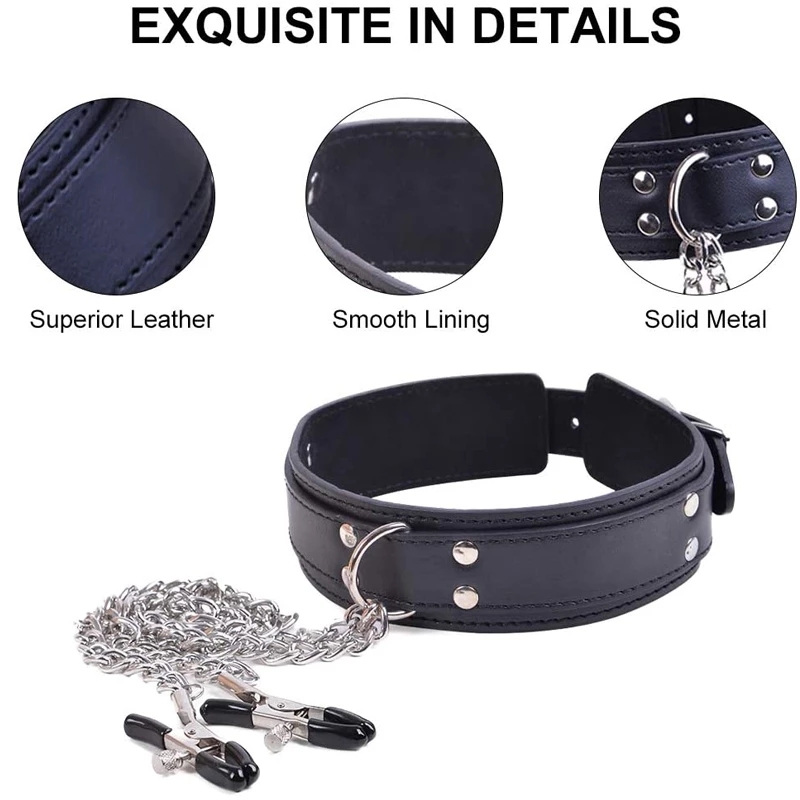 BDSM عبودية ضبط النفس المعدات  - مراجعة Leatherwork Clamp وسعره
