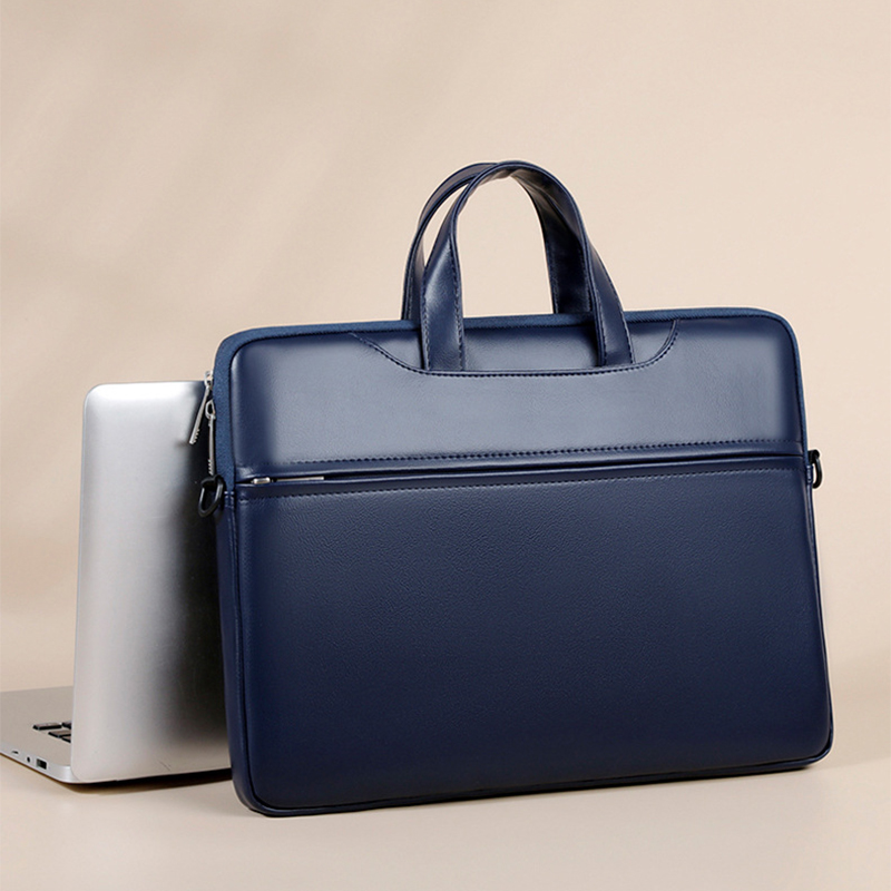 حقيبة أعمال من الجلد الصناعي ل - مراجعة Leather Work Laptop Bag وسعره
